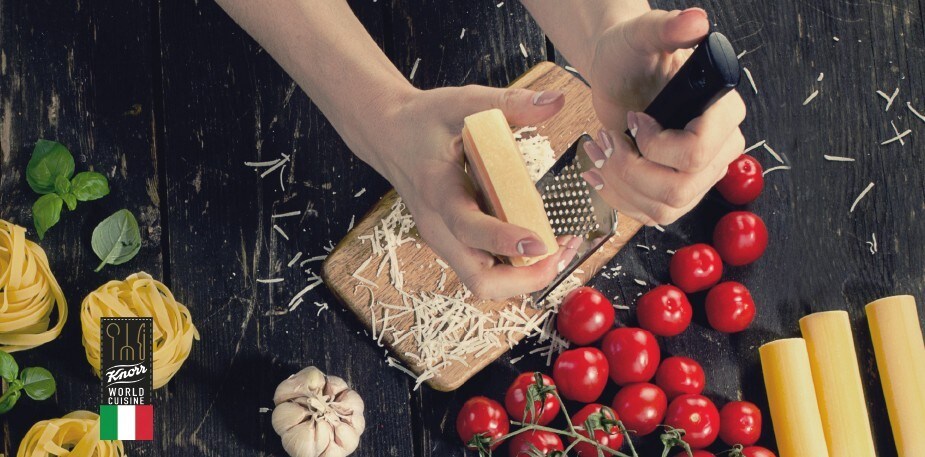 مخطط توضيحي: ثنائيات الباستا والصلصات المثالية