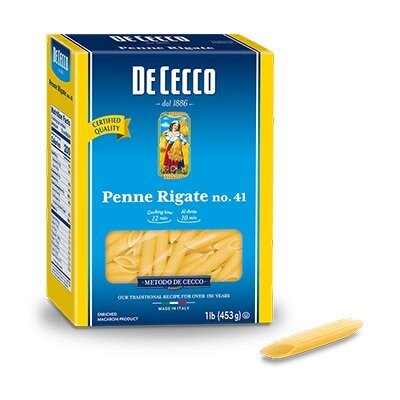 De Cecco Pasta Penne Rigate #41 (24x500g) - 