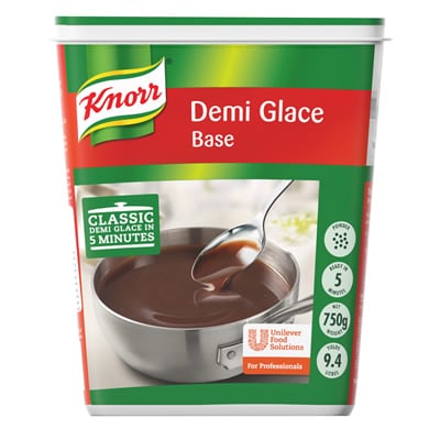 Knorr Professional Demi Glace Sauce (6x750g) - Knorr Demi-Glace delivers the classic, meaty taste in just 5 minutes 