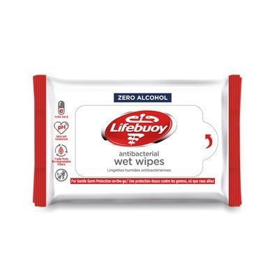 Lifebuoy Antibacterial Wet Wipes (10x60) - 