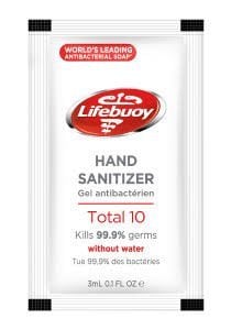 Lifebuoy Hand Sanitizer, Total 10 (3ml) - 