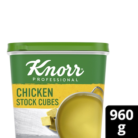 Knorr Professional Chicken Stock Cubes (6x120x8g) - Knorr Professional Chicken Stock Cubes deliver rich and authentic meaty flavour to your rice and stew-based dishes
