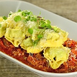 3 Cheese Tortellini Bolognese Sauce