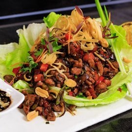 Asian Chicken Lettuce Cups