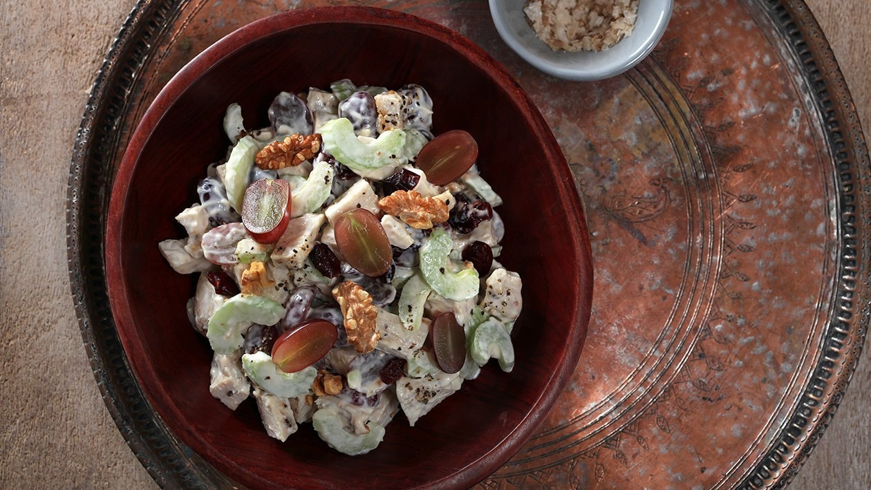 Chicken & Grape Salad (with Roasted Nuts)