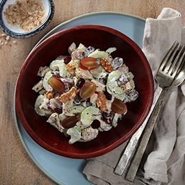 Chicken & Grape Salad (with Roasted Nuts)