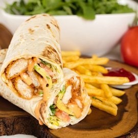 Dynamite Chicken Wrap