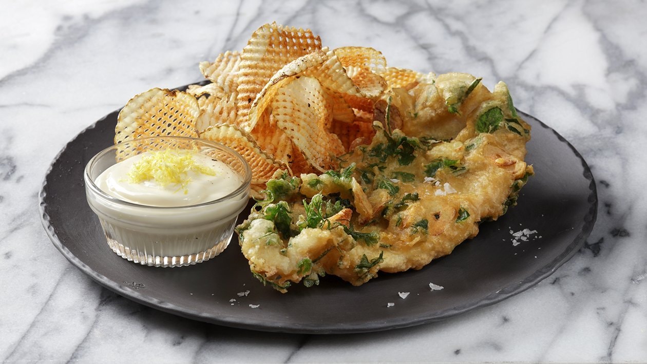 Garlic Herb Fish & Chips Recipes