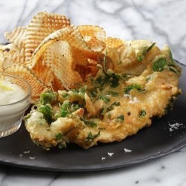 Garlic Herb Fish & Chips