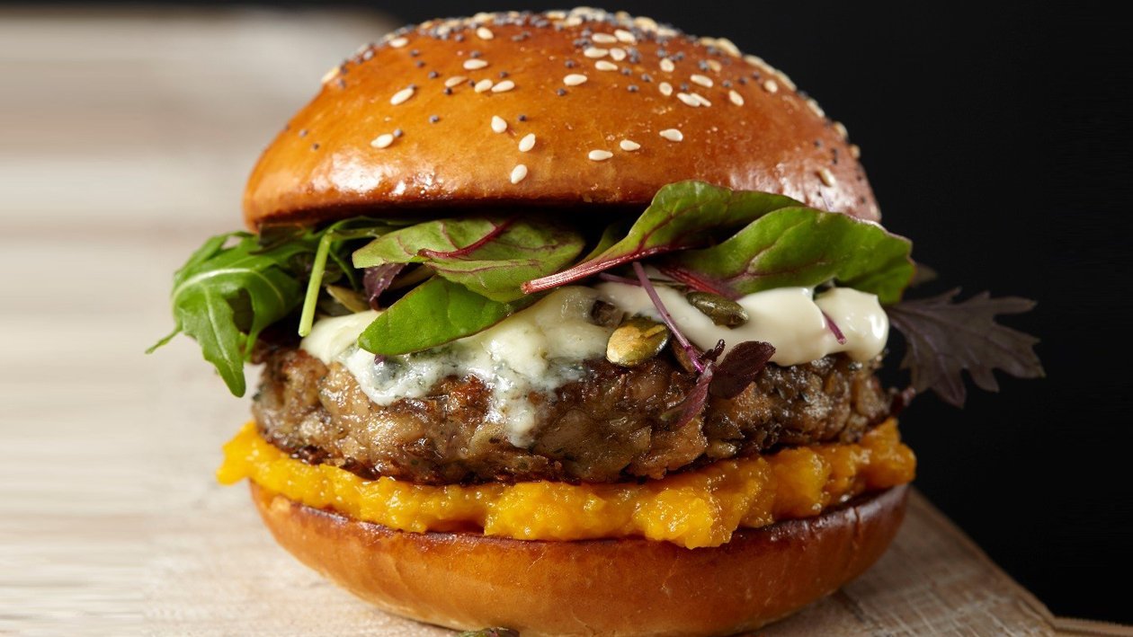 Lentil & Pumpkin Chutney Burger – Recipes