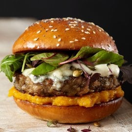 Lentil & Pumpkin Chutney Burger