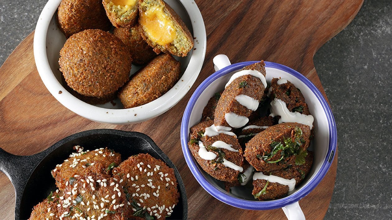 الإفطار على طريقة الشرق الأوسط، 3 أنواع فلافل جديدة – وصفة