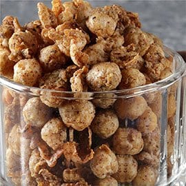 Moroccan Chickpea Pops with Harissa Dip