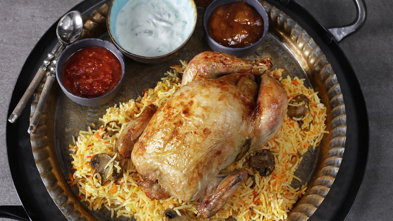 Mushroom Biryani Stuffed Chicken – Recipes