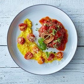 Osso Bucco with Risotto Milanese