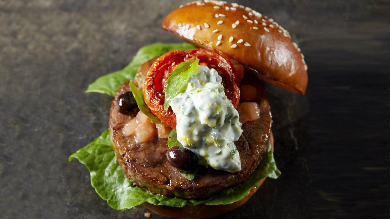 Ossobuco Burger with Gremolata Mayo – Recipes