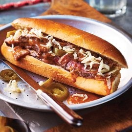 Philly Steak Roll Sandwich