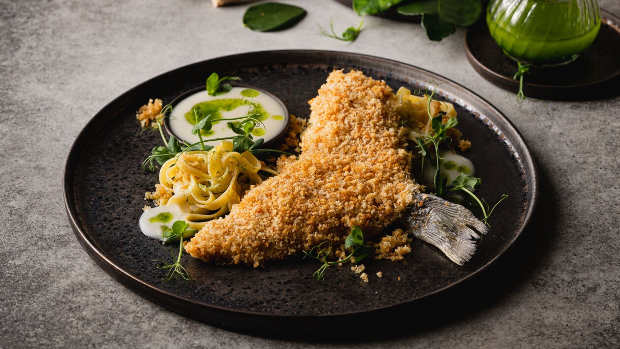 Baked Crusted Fish With Lemongrass Cream Sauce – - Recipe Baked Crusted Fish With Lemongrass Cream Sauce – - Recipe