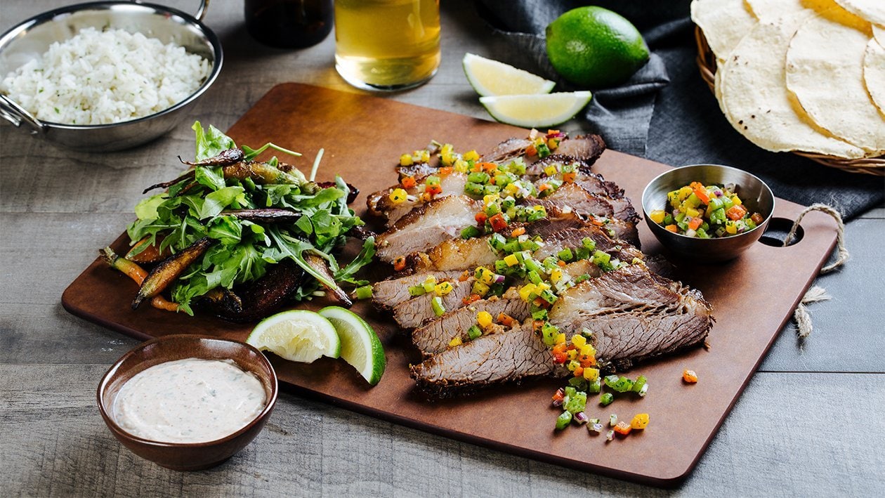 Beef Brisket with Mango Salsa Criolla – Recipes