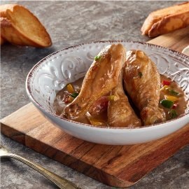 Chicken Drumsticks in Capsicum Demi-Glace