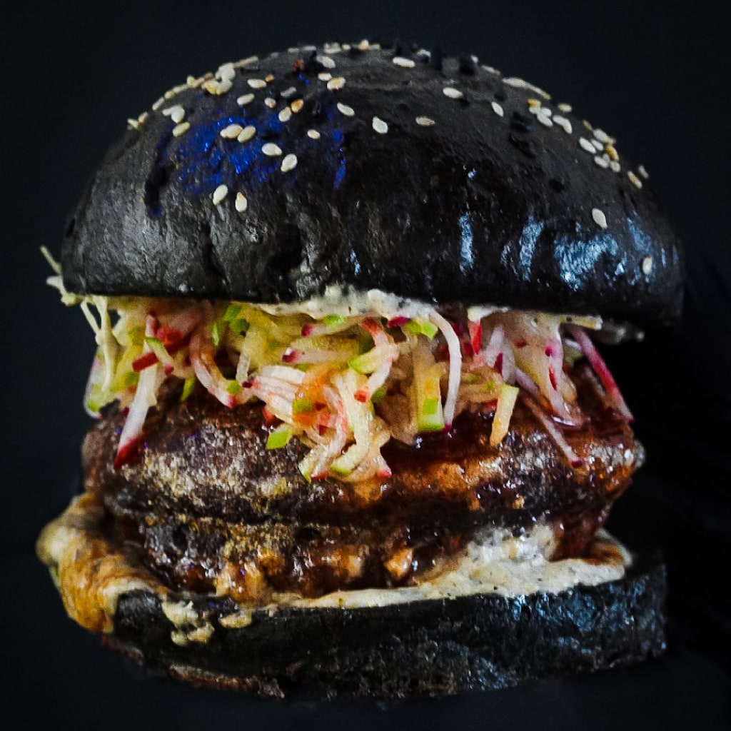 Hangug Beoseos Begoeo: Korean Style Mushroom Burger