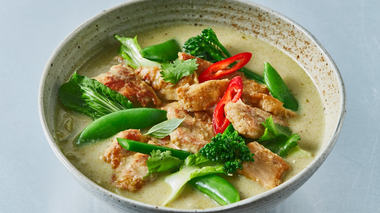 NoChicken Chunks Thai Green Curry – - Recipe