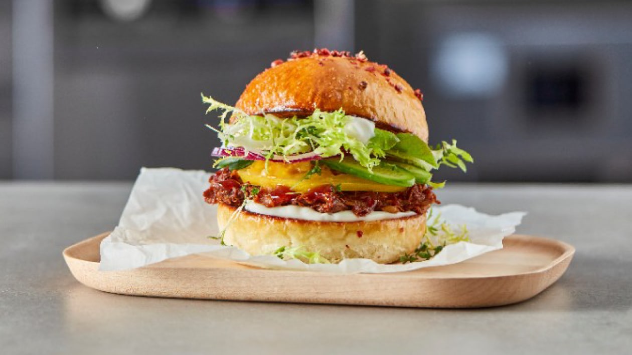 Vegan BBQ Burger – - Recipe