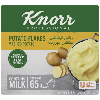 Knorr Professional Mashed Potato (1x2kg) - Knorr Professional Mashed Potato is a high quality, versatile mash base made from real potatoes.