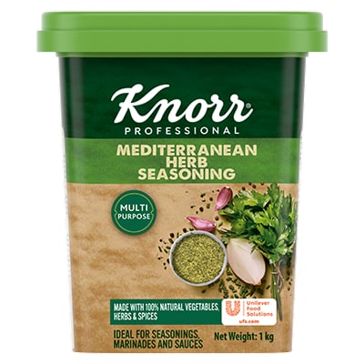 Knorr Mediterranean Herb Seasoning (6x1Kg) - Knorr Professional Mediterranean Herb Seasoning offers delicious and consistent fresh flavour.
