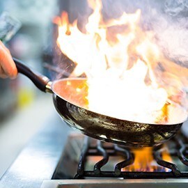 Identifying common hazard spots in restaurants.