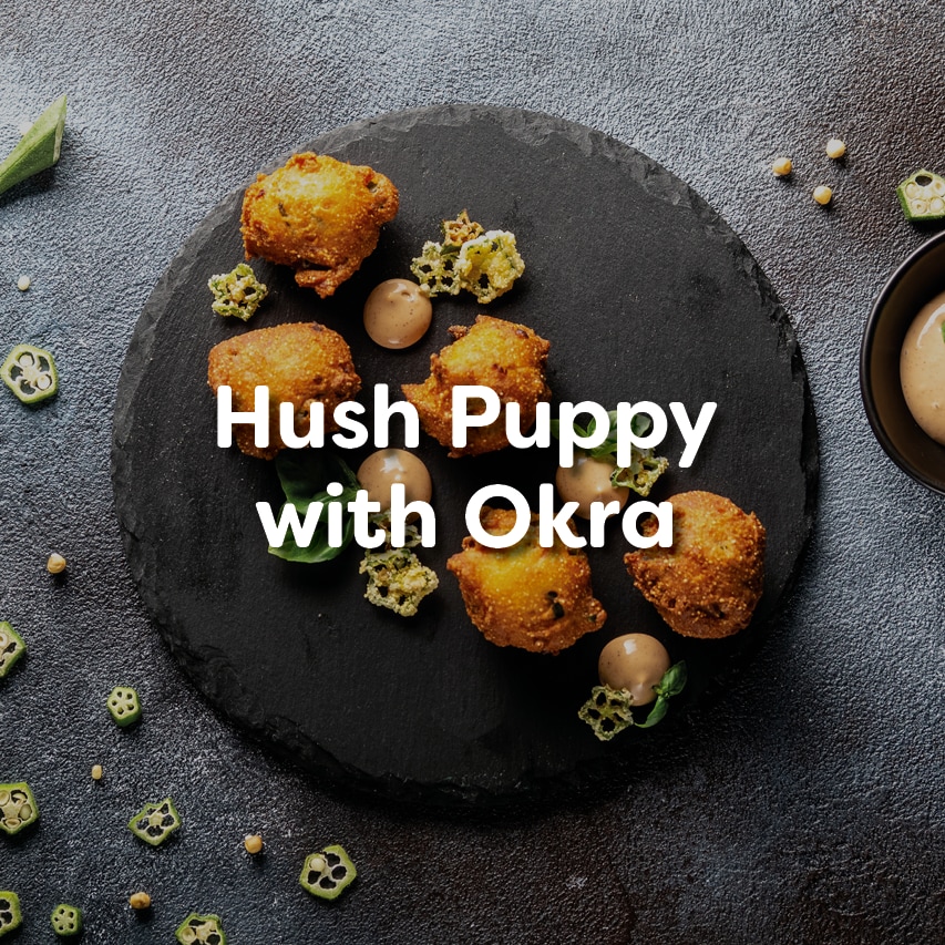 Hush Puppy with Okra