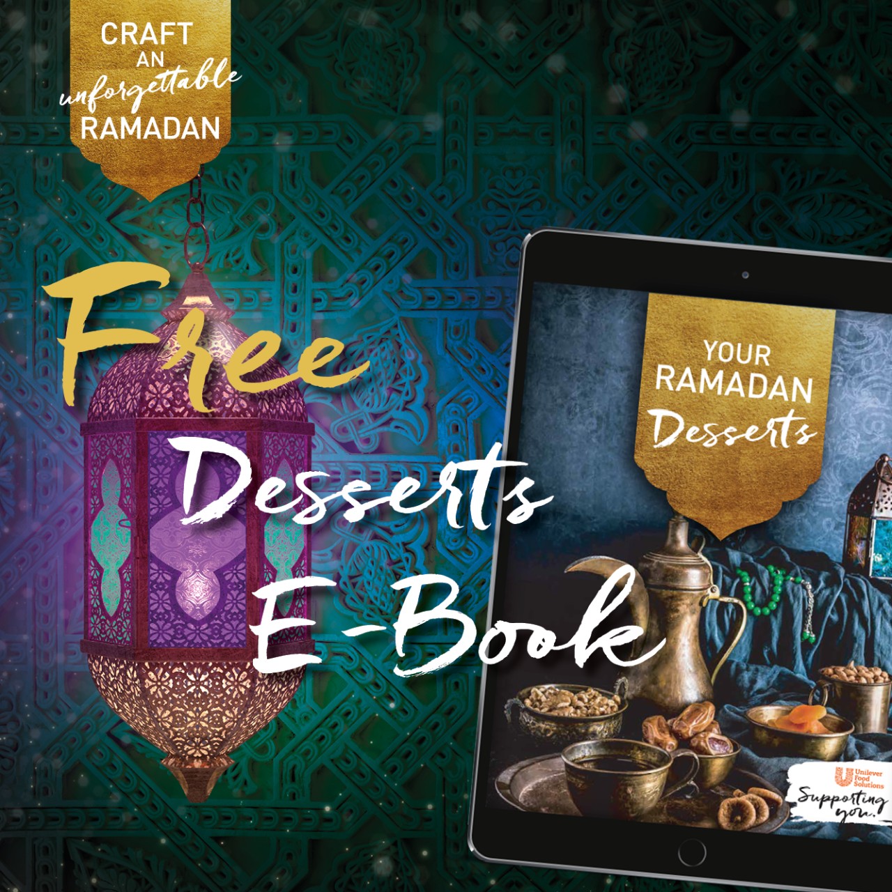 Download your free recipes for Ramadan – delicious desserts