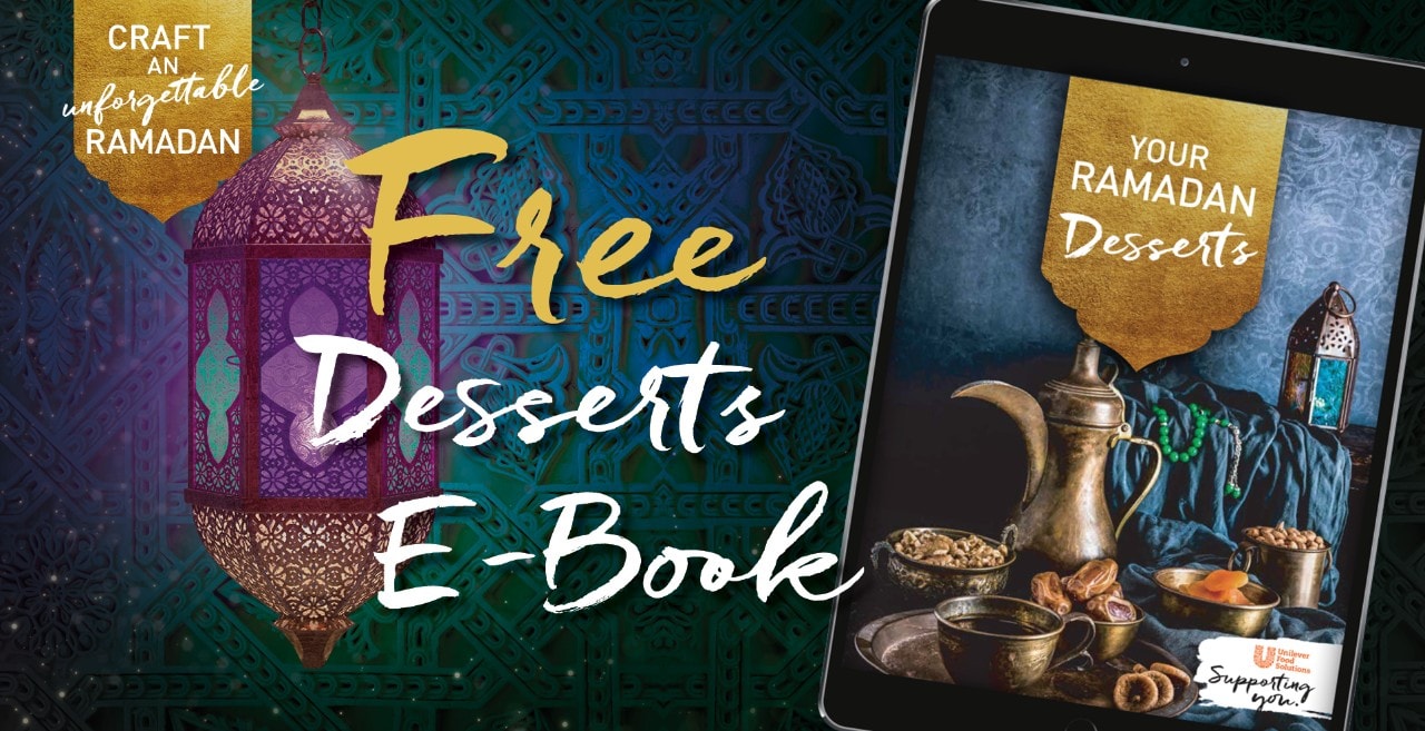 Download your free recipes for Ramadan – delicious desserts