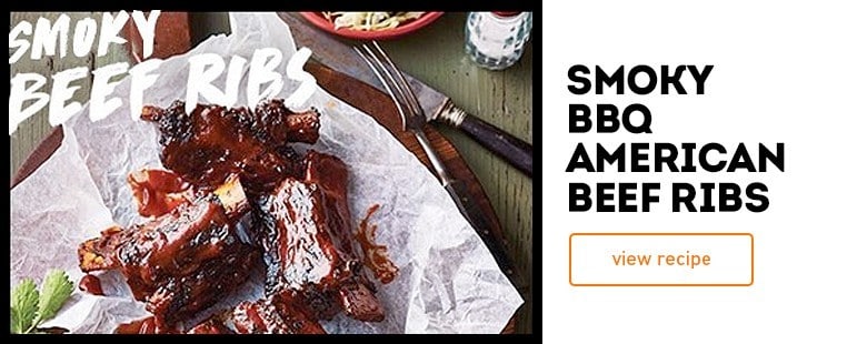 smoky bbq american beef ribs